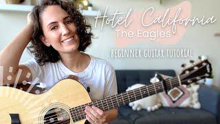 Hotel California Guitar Lesson Tutorial - The Eagles [EASY chords + strumming] #guitar #guitarlesson