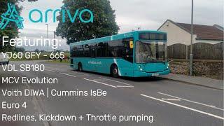 How to drive a VDL SB180... PROPERLY! Featuring Arriva Yorkshire's YJ60 GFY 665