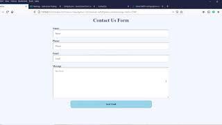 Sending "Contact Us" form data as Email without involving server | Smtpjs and Mailtrap