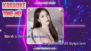 Là Anh Ngộ Nhận (Karaoke Remix Nữ) - Trung Dio