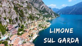 Limone Sul Garda - Lake Garda - Italy 4K drone footage