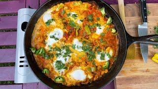 Afghani Style Breakfast - Afghan Eggs - Shakshuka