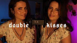 ASMR  Twins Giving You The Best Kisses  Relax ^.^Sleep