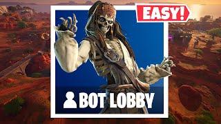 *NEW* How to Get into FULL BOT LOBBIES In Fortnite Chapter 5! PS5/MOBILE/XBOX/PC Bots Lobby Glitch