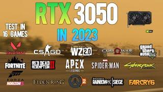 RTX 3050 : Test in 16 Games In 2023 ft i5 12400F - RTX 3050 Gaming in 2023