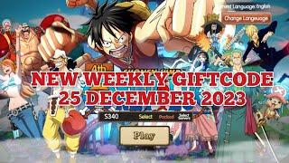 PIRATE ADVANCE OCEAN FANTASY : NEW WEEKLY GIFTCODE 25th DECEMBER 2023
