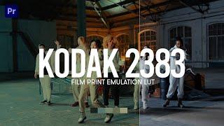 Recreating Hollywood's Most Popular Film Stock In Premiere Pro (Kodak 2383 Print Film Emulation)