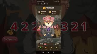 Memefi Daily Combo | June 28, 2024 | 4,000,000 coins | level 6 BOSS