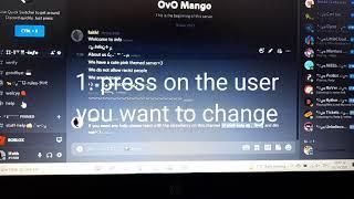 *PC* How to change someone's name on your server! | Discord