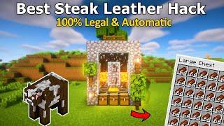 Minecraft: Best AUTOMATIC Cow farm 1.20 | Step-by-step Guide