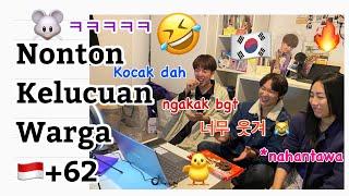 Ep.15 Orang Korea  nonton Kelucuan Warga Indonesia KOCAK NGAKAK ABIS (Pesona Indonesia)