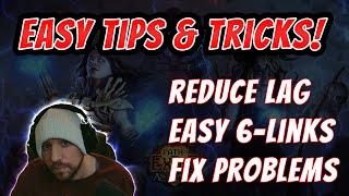 POE 3.23 Affliction - EASY Tips & Tricks (Reduce Lag, Easier Links, Fix Problems, Etc.)