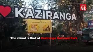 #Assam:The video shows how Kohora entrance of the Kaziranga National Park stands in a dreadful state