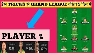 how to win grand league in dream11 | dream11 me grand league kese jite | dream11 grand league