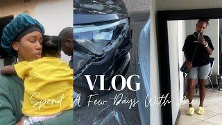 VLOG | Going Back To Joburg | Car Accident | Bedding Haul