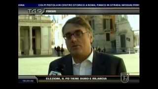 Elezioni 2013, Miguel Gotor del Partito Democratico intervistato da Andrea Picardi per T9