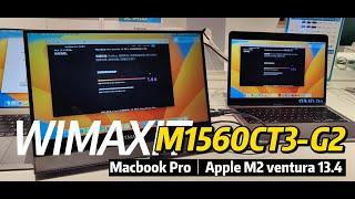 Touchscreen on Macbook Pro Apple M2 | Wimaxit M1560CT3-G2 Portable Monitor Test