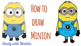 How to draw Minion easily by Neekita