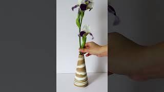 Making Neriage Vase | Natural Color Clay #shorts