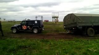 Jeep vs КАМАЗ. ТЕСТ Динамическая стропа Tplus 14т