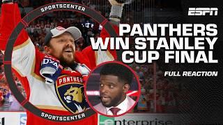 STANLEY CUP FINAL GAME 7 REACTION ️ Florida Panthers win 1st franchise Stanley Cup | SportsCenter