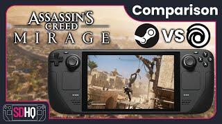 Assassin's Creed: Mirage on Steam Deck - Steam Vs. Ubisoft Connect