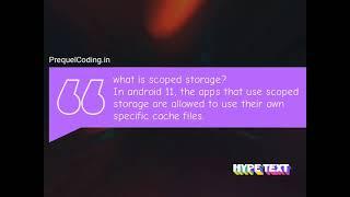 What's Scoped Storage??