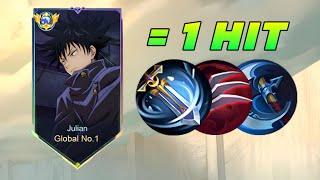 GLOBAL JULIAN SECRET TRICK DAMAGE HACK!! (Auto one hit enemy) - MLBB