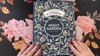 R J Hampson Night Garden | Flip through