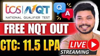 TCS exam Date Changed ?? LIVE Q & A  | Don't Miss Out 