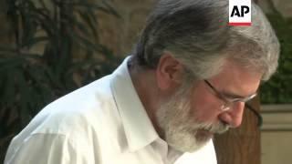 Sinn Fein's Gerry Adams says Israel prevents him from visiting Gaza