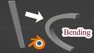Blender Tutorial : Bend objects in Blender Simple Deform blender tutorial