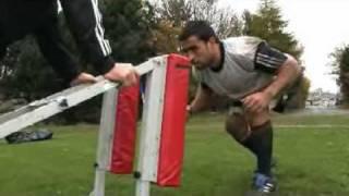 All Black scrum training