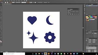 How To Create 4 Simple Shapes In Adobe Illustrator CS6