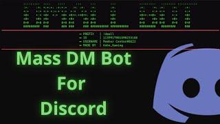 [PAID CRYPTO] Mass DM bot | With source code in discord | Discord in BIO