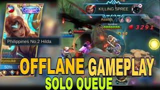 Offlane HILDA / Hilda offlane gameplay / HILDA best build 2020