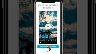 healing Thailand capcut template || tutorial video healing Thailand capcut template || #shorts #edit