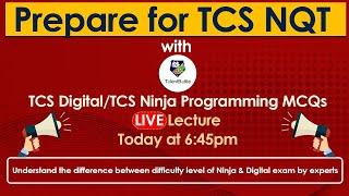 TCS Digital & TCS Ninja Programming Concepts Session! Prepare for TCS NQT with Talent Battle!