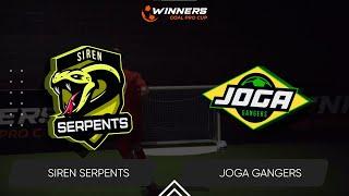 Winners Goal Pro Cup. Siren Serpents - Joga Gangers 12.11.24.  First Group Stage. Group A