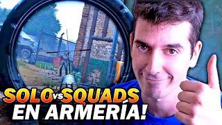 Así JUEGO AHORA  SOLO vs SQUADS en el NUEVO ARMORY!  Arena Breakout Infinite Season 1