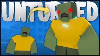 TURNING EVERY ZOMBIE INTO A MEGA ZOMBIE! (Unturned)