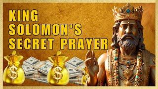 A lot of money with King Solomon's secret prayer get out of Poverty Today