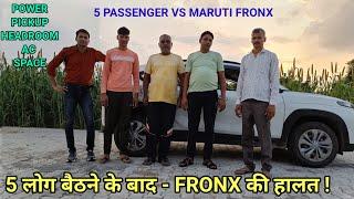 5 लोगों के साथMaruti Suzuki Fronx 2023 full load drive review काम की या नाम की SUV?