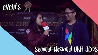 SEMINAR NASIONAL "FROM ZERO TO DEVELOPER" UKM JCOS