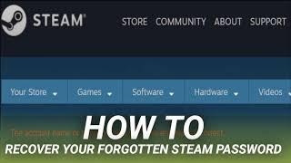 How to Recover Your Forgotten Steam Password