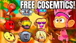 How To Get EVERY FREE COSMETIC In Monkey See Monkey Doo Doo!