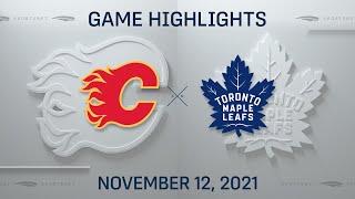 NHL Highlights | Leafs vs Flames - Nov 12, 2021