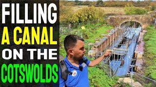 Filling a Canal on The Cotswolds