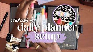 Sterling Ink Daily Planner Setup | Prepping for 2025