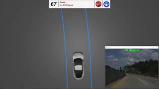 Python - Curved Lane Line Detection & Tracking, Collision Warning